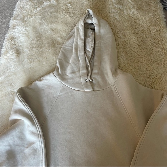 H&M Conscious Collection Taupe Oversized sweatshirt long Hoodie Dress - Picture 11 of 16